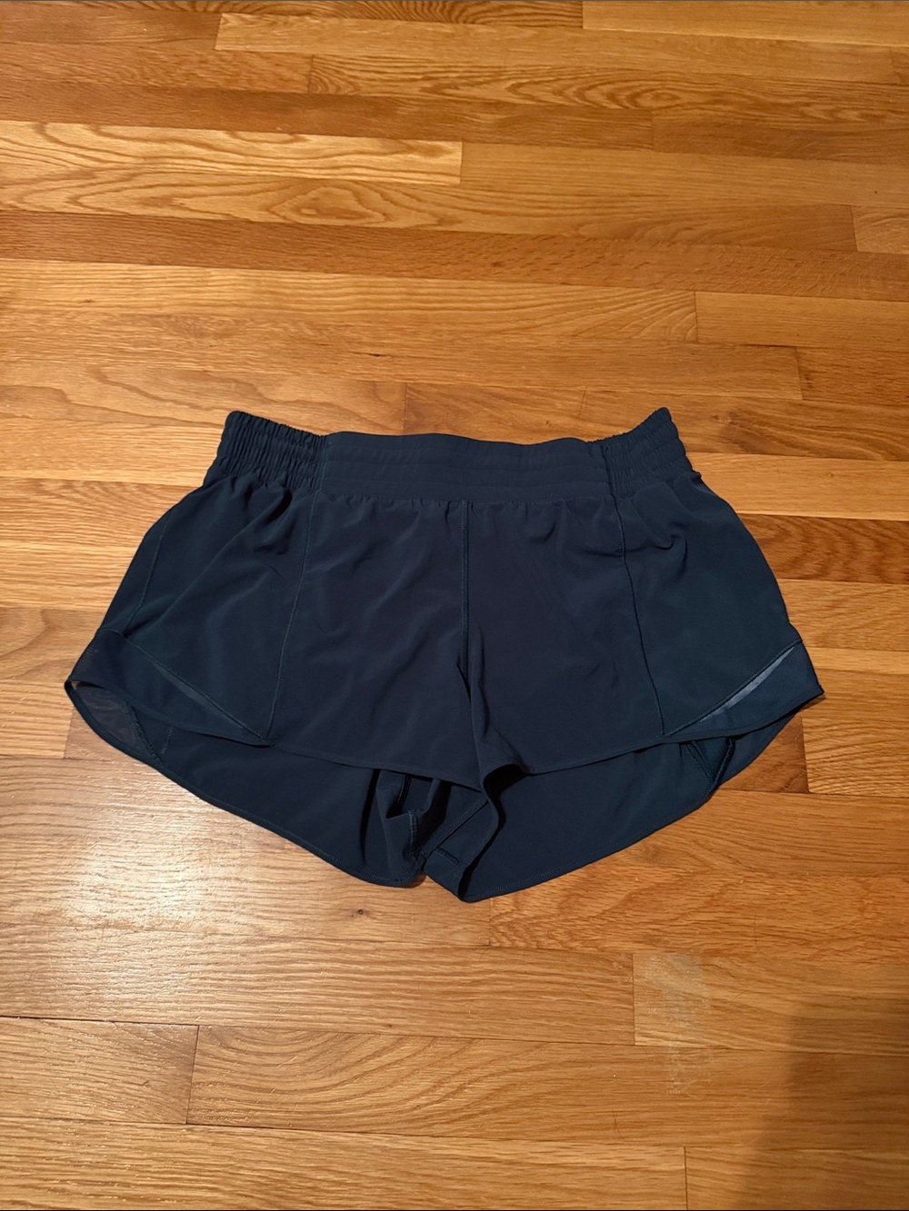 lululemon athletica hotty hot dark teal Blue Run Shorts